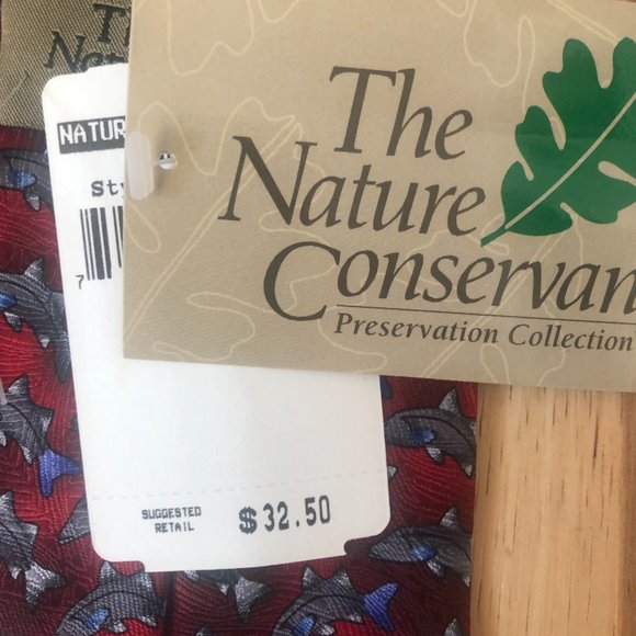 NWT The Nature Conservancy Silk Tie - Picture 2 of 4